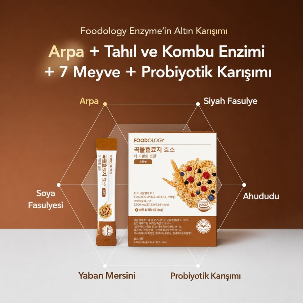 Foodology Grainology Enzyme - 28 Adet