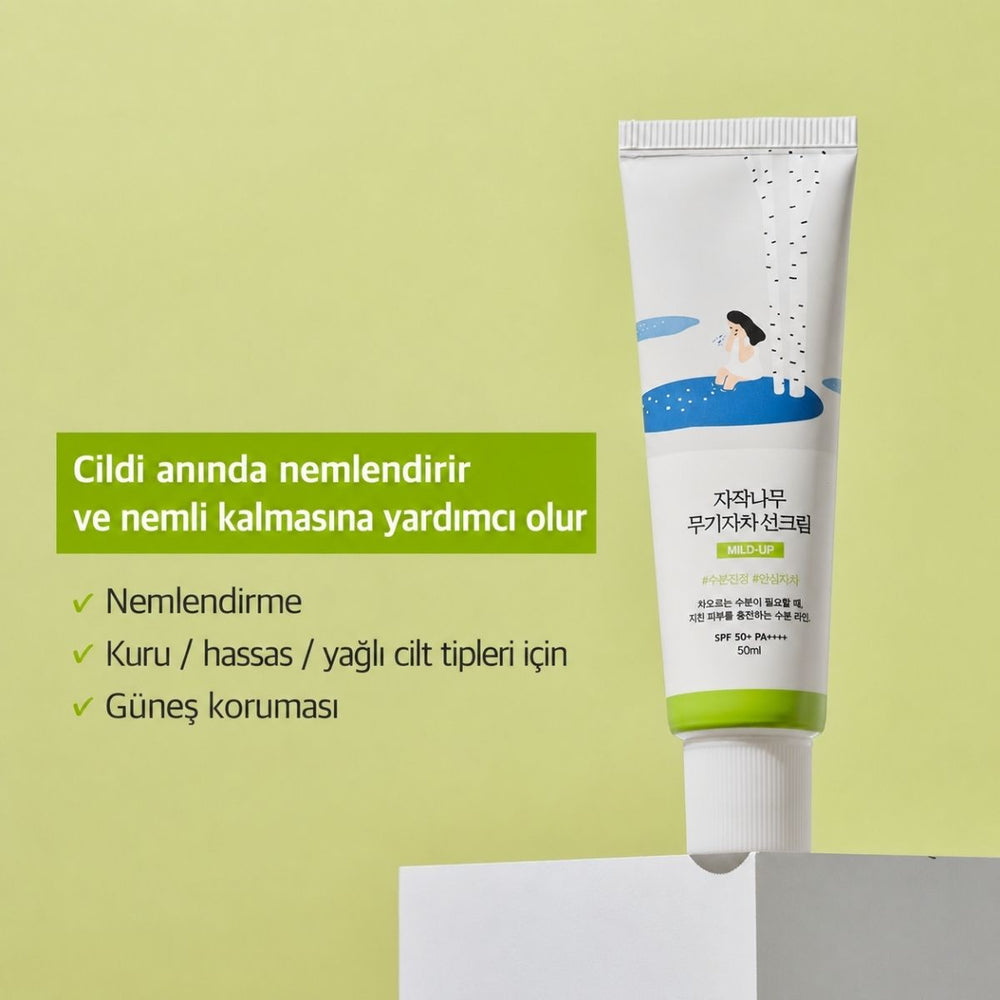 Round Lab Birch Juice Sunscreen SPF50+ PA++++ - Güneş Kremi 50ml