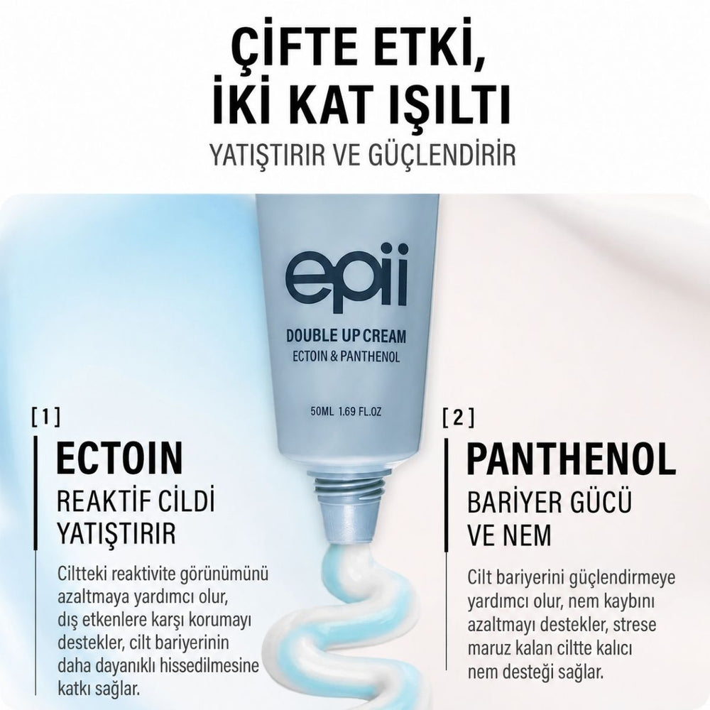Epii Double Up Cream - Ectoin & Panthenol - Nemlendirici 50ml