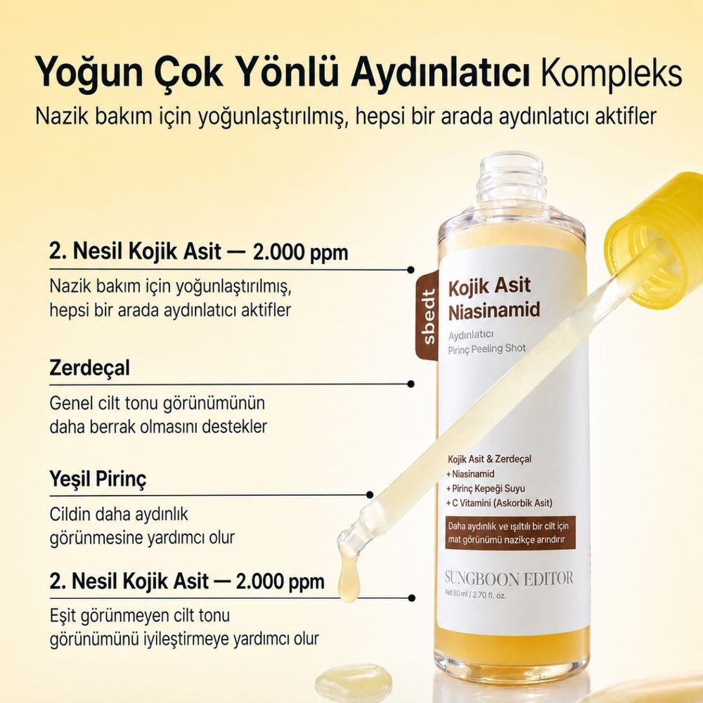 Sungboon Kojic Acid Rice Peel Shot - Peeling Jel 80ml