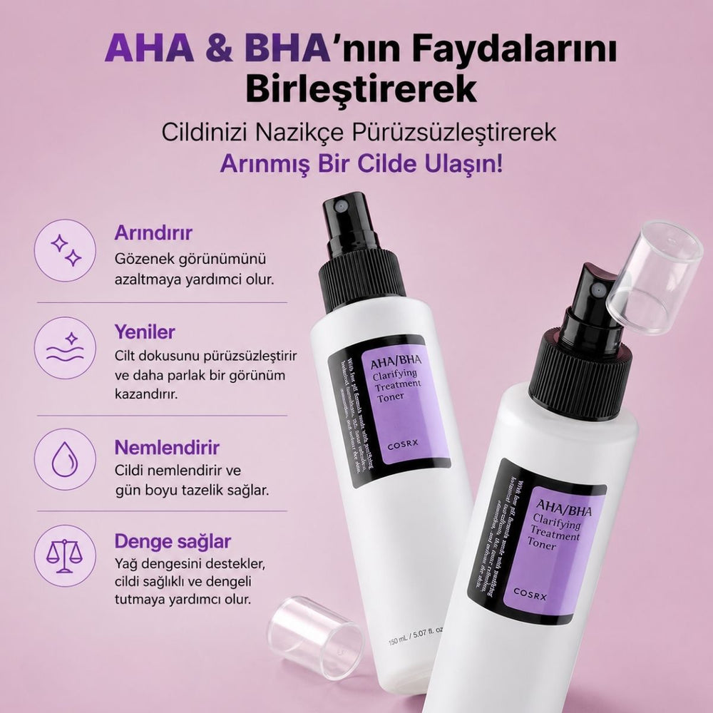 COSRX AHA/BHA Clarifying Treatment Toner - AHA/BHA Tonik 150ml