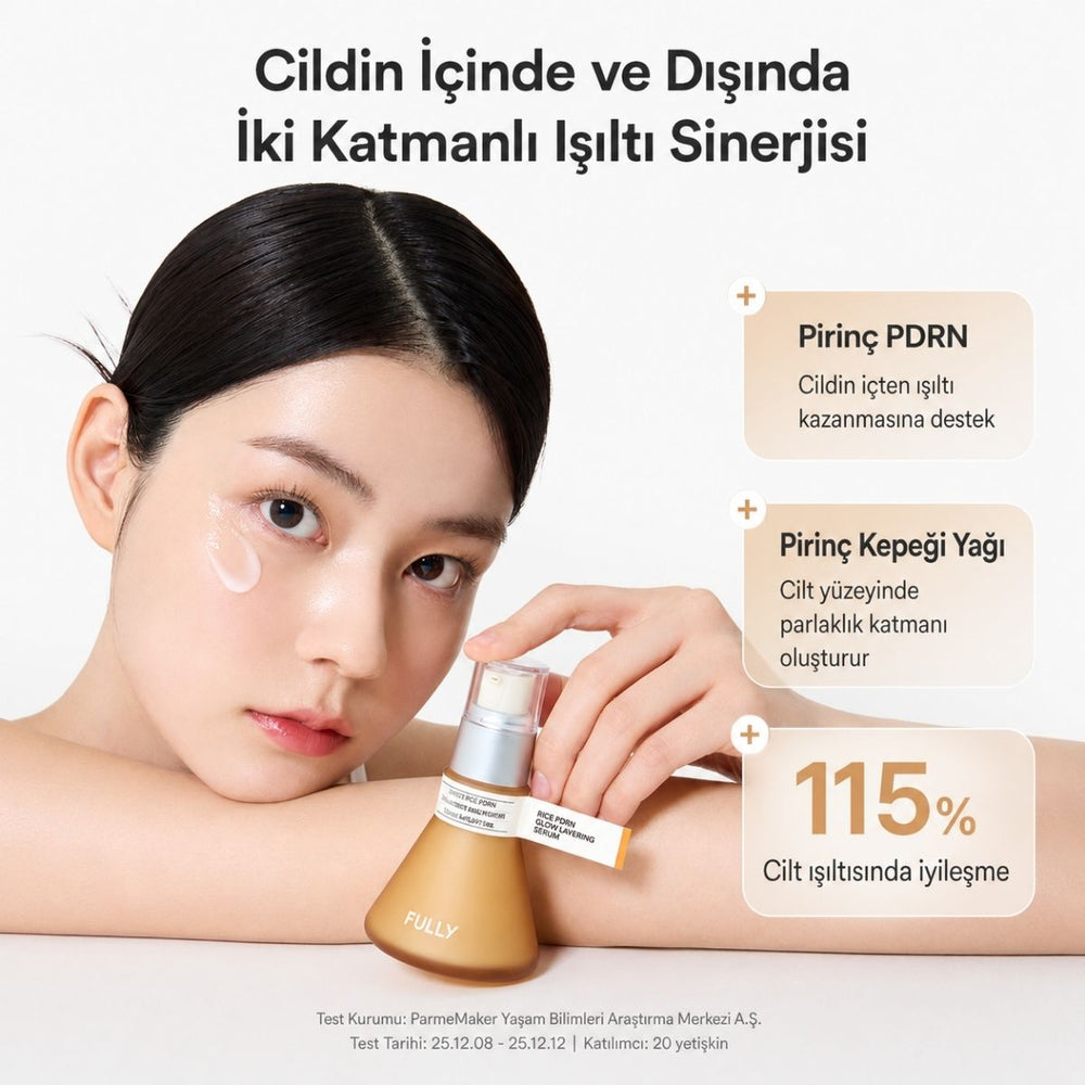 Fully Rice PDRN Glow Boosting Serum - Aydınlatıcı Serum 50ml