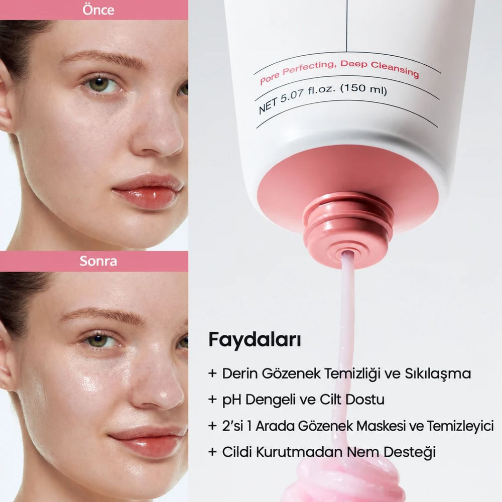 Biodance Collagen Mask To Foam Cleanser - Kolajen İçeren Maske ve Köpük Yüz Temizleyici 150ml