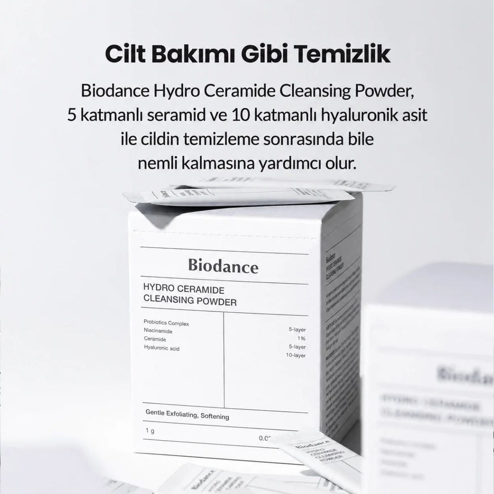 Biodance Hydro Ceramide Cleansing Powder - Seramid İçeren Nemlendirici Toz Yüz Temizleyici 30x1g