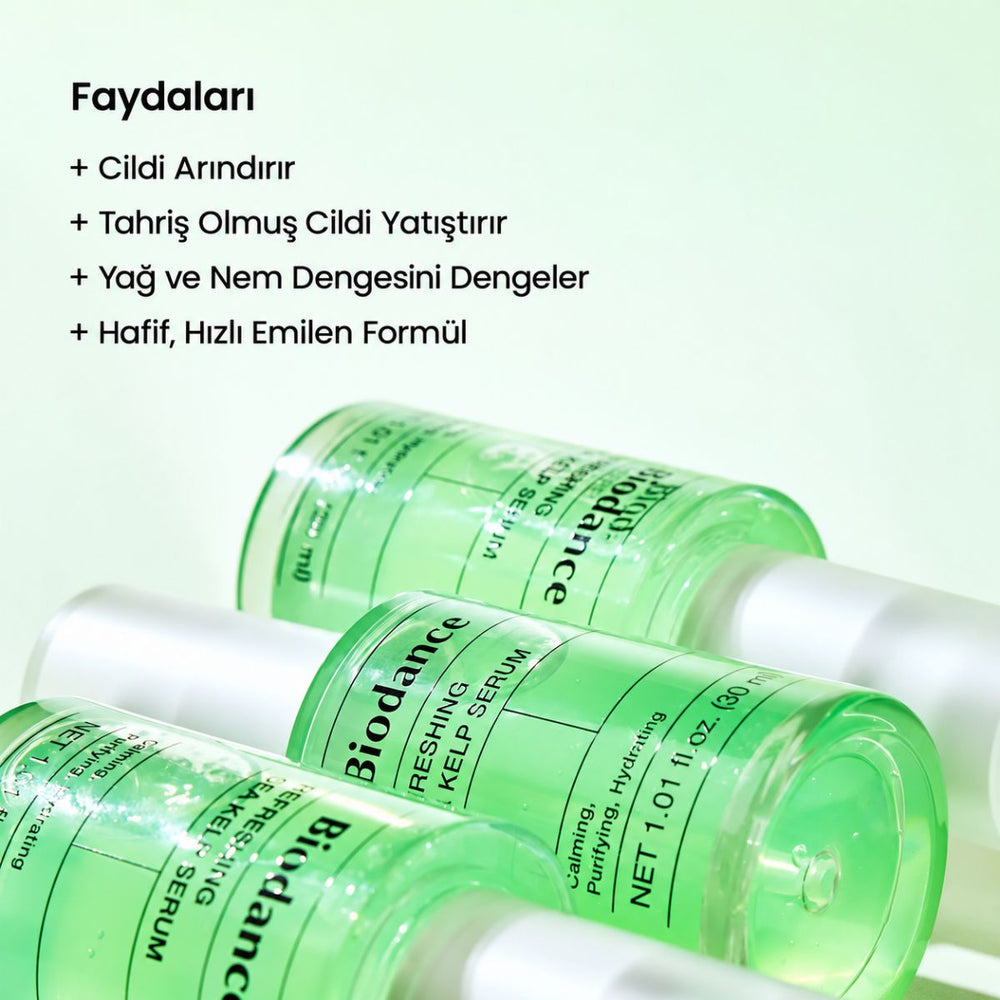 Biodance Refreshing Sea Kelp Serum - Deniz Yosunlu Ferahlatıcı ve Yatıştırıcı Yüz Serumu 30ml