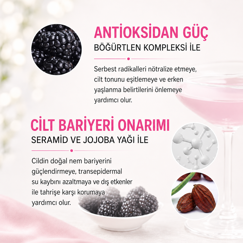 Mary&May Vegan Blackberry Essence - Yoğun Nem Esans 30ml