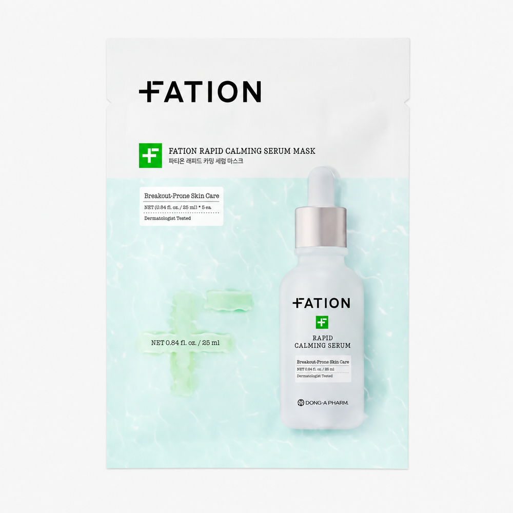 FATION Rapid Calming Serum Mask - Yatıştırıcı Serum Maske 25ml x 5 adet