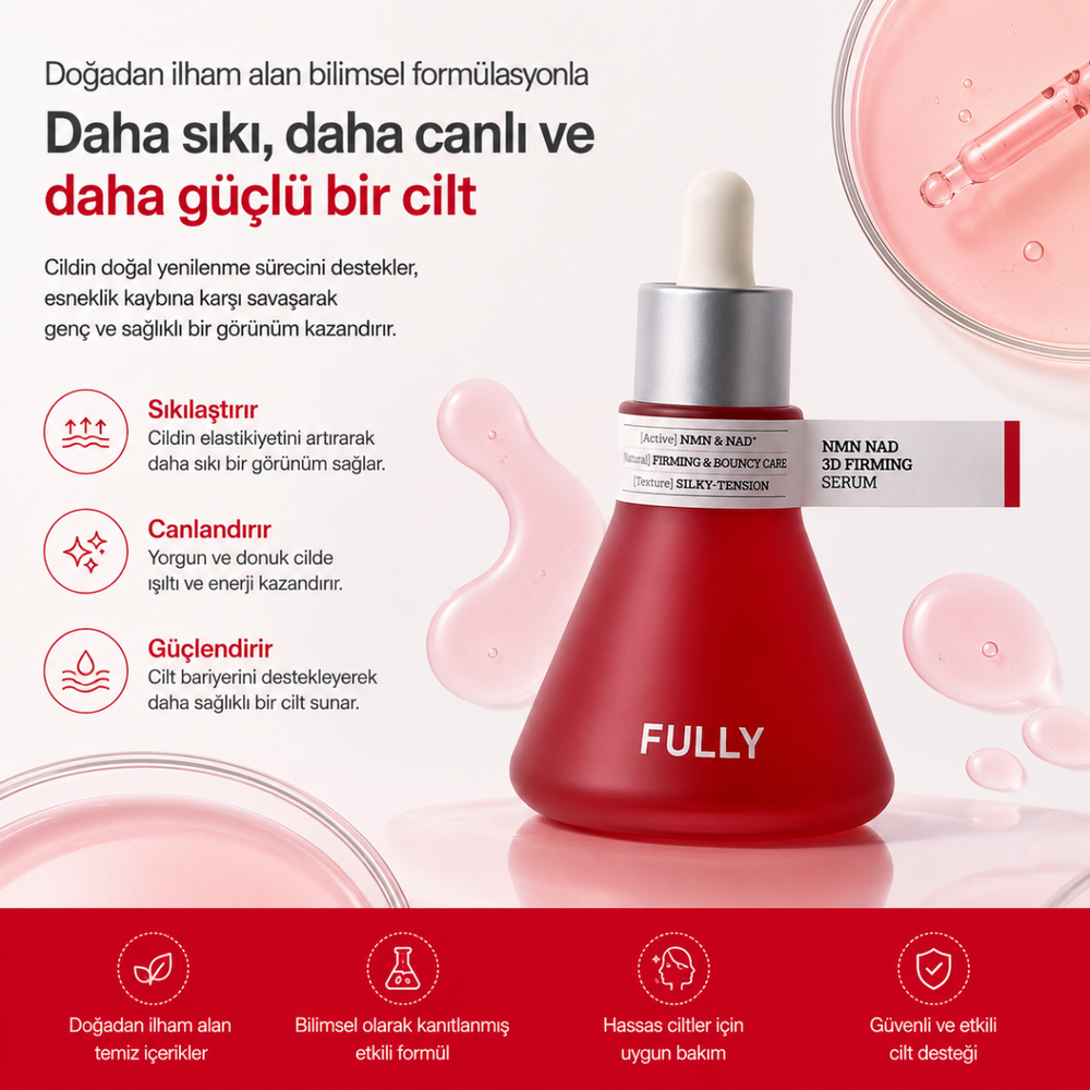 Fully NMN NAD 3D Firming Serum - Sıkılaştırıcı Serum 50ml