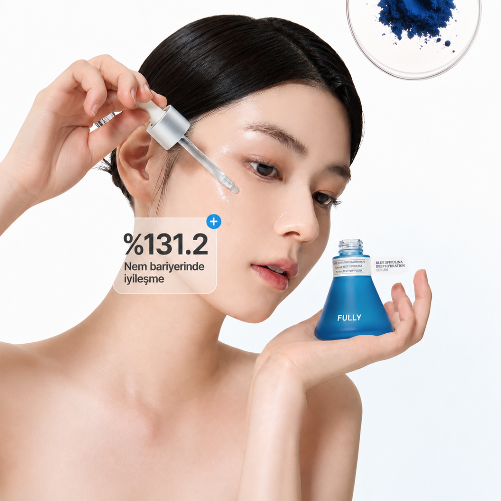 Fully Blue Spirulina Hyaluronic Acid Serum - Nem Serumu 50ml