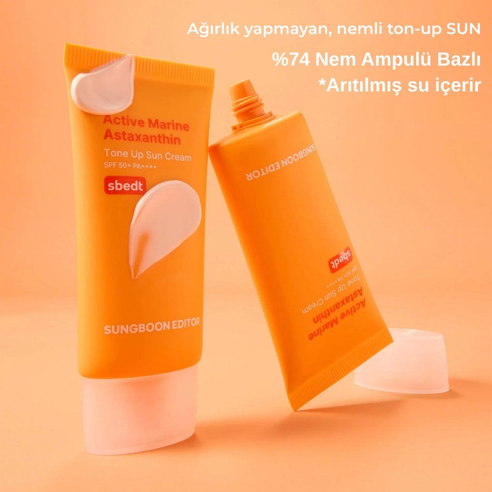 Sungboon Astaxanthin Tone-Up Sun Cream SPF50+ PA++++ - Güneş Kremi 50gr