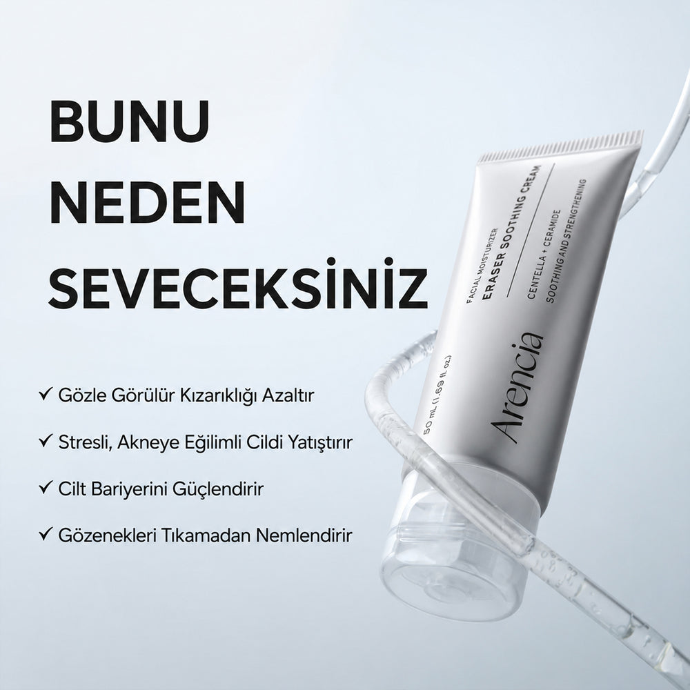 Arencia Eraser Soothing Cream - Yatıştırıcı 50ml