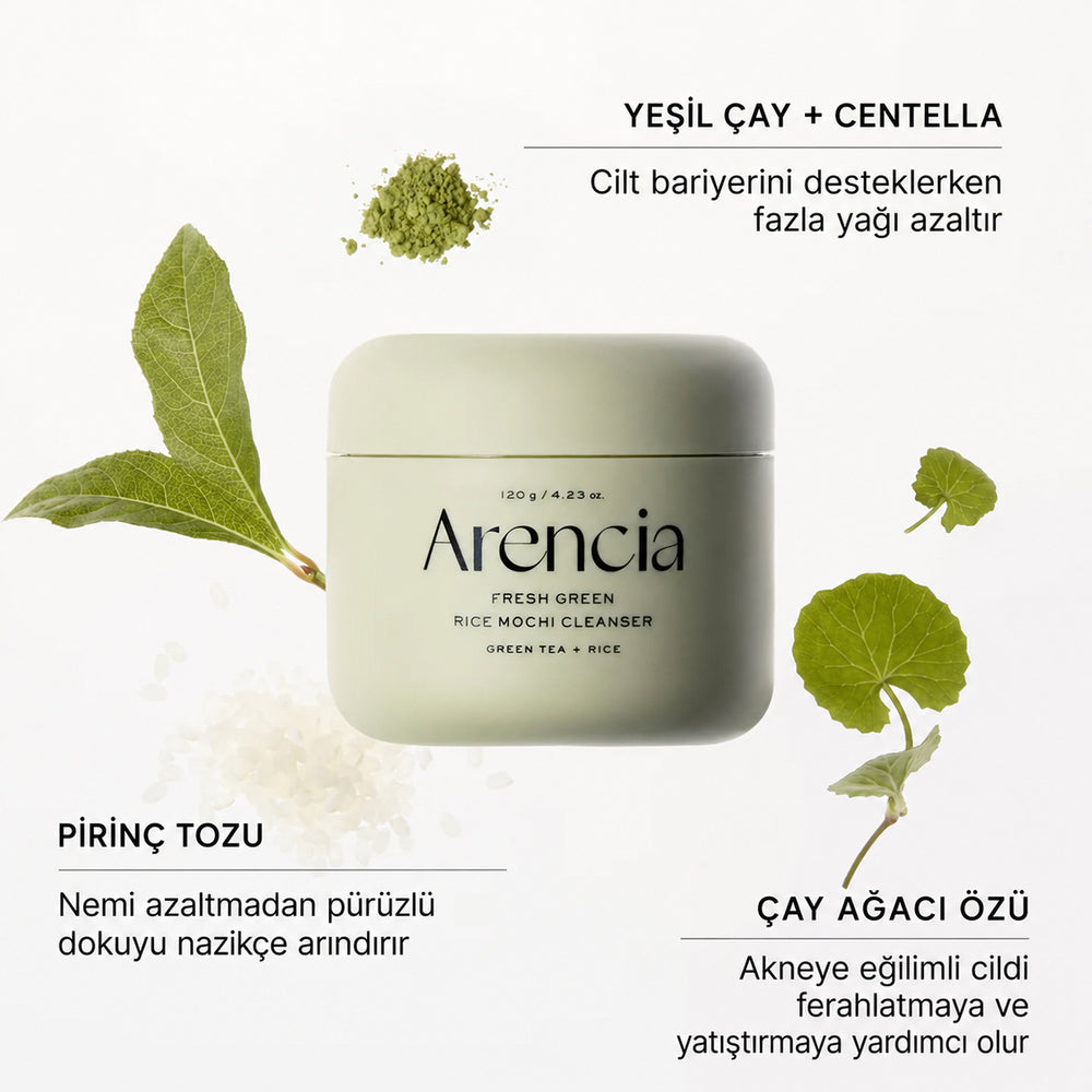 Arencia Green Rice Mochi Cleanser - Temizleyici 120gr