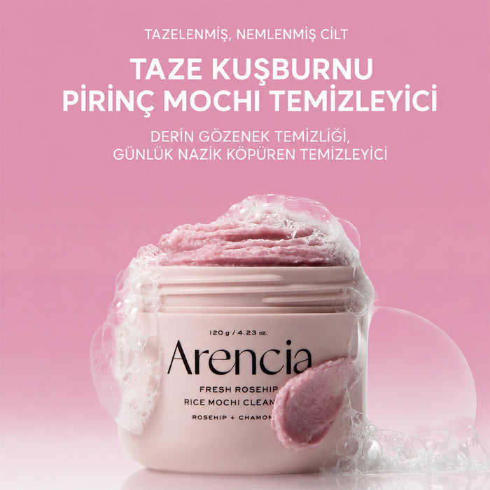 Arencia Fresh Rosehip Rice Mochi Cleanser - Temizleyici 120gr