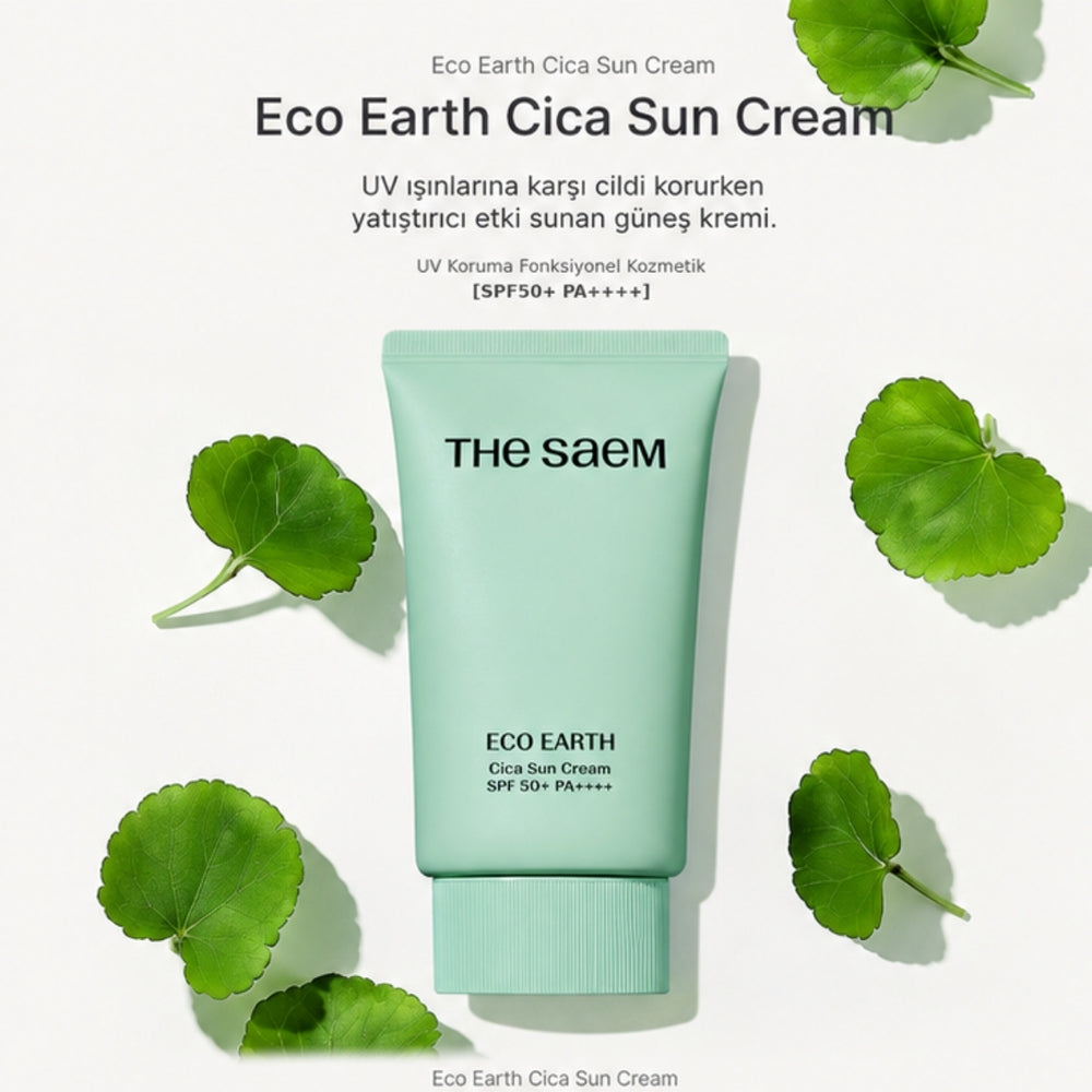 The Saem Cica Sun Cream SPF50+ PA++++ - Güneş Kremi 50gr