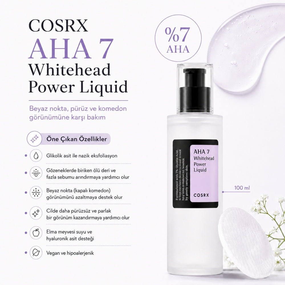 COSRX AHA 7 Whitehead Power Liquid - AHA Tonik 100ml