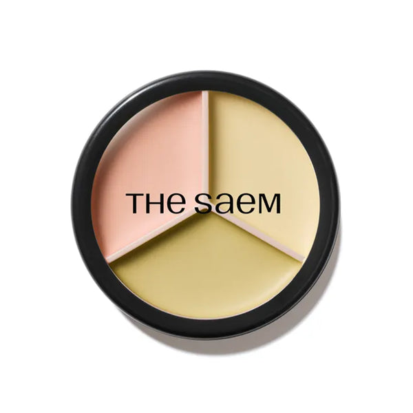 The Saem Cover Perfection Triple Pot Concealer 09 Fair - 3'lü Kapatıcı