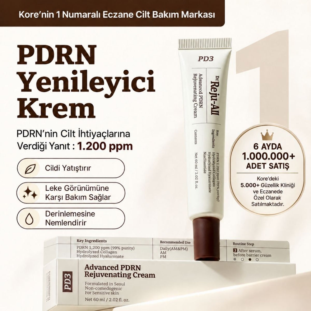 Dr.Reju-All Advanced PDRN Rejuvenating Cream Max - PDRN İçeren Yenileyici ve Onarıcı Yüz Kremi 60ml