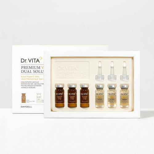 Dr.VITA Vita C Dual Solution - %15 Aydınlatıcı C Vitamin Seti ( 3 adet toz + 3 adet ampul)