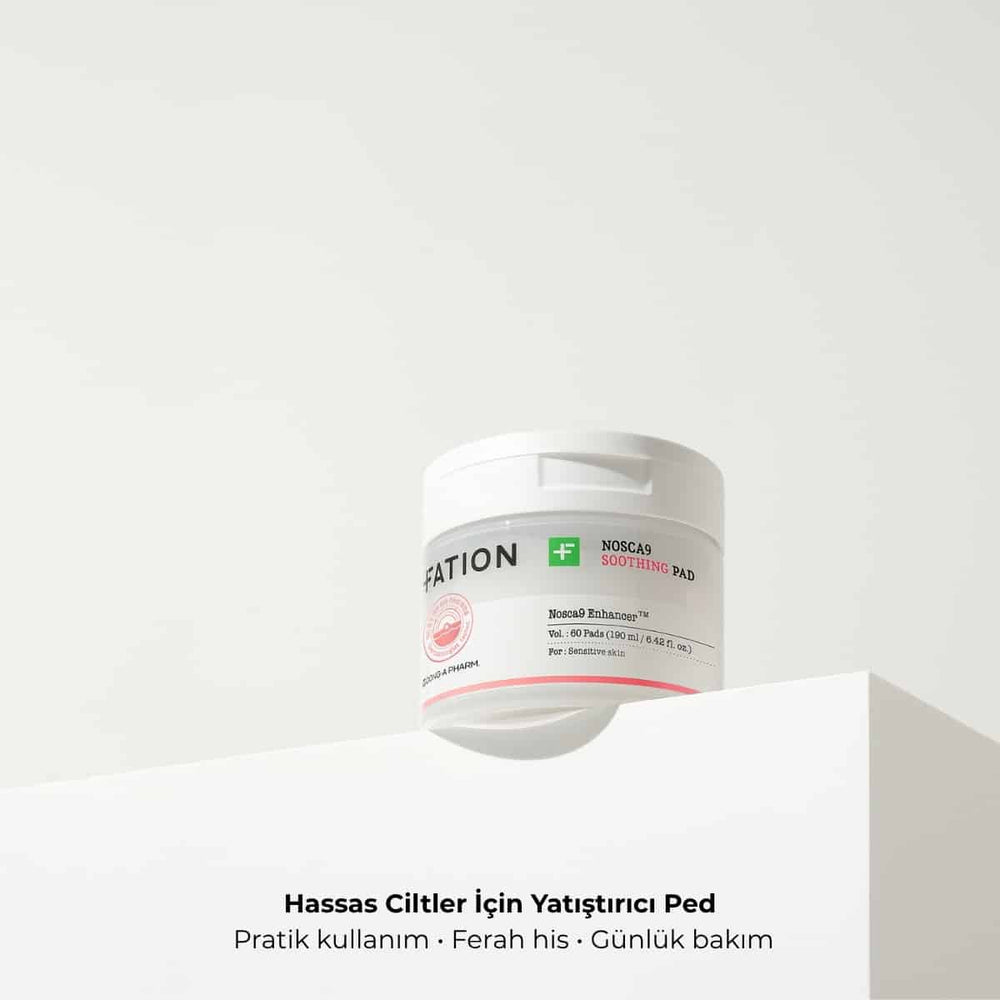 FATION Nosca9 Soothing Pad 60 Pads - Arındırıcı Bakım Pedi 190ml