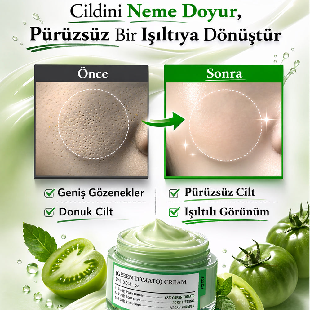 Fully Green Tomato Cream - Gözenek Sıkılaştırıcı 90ml