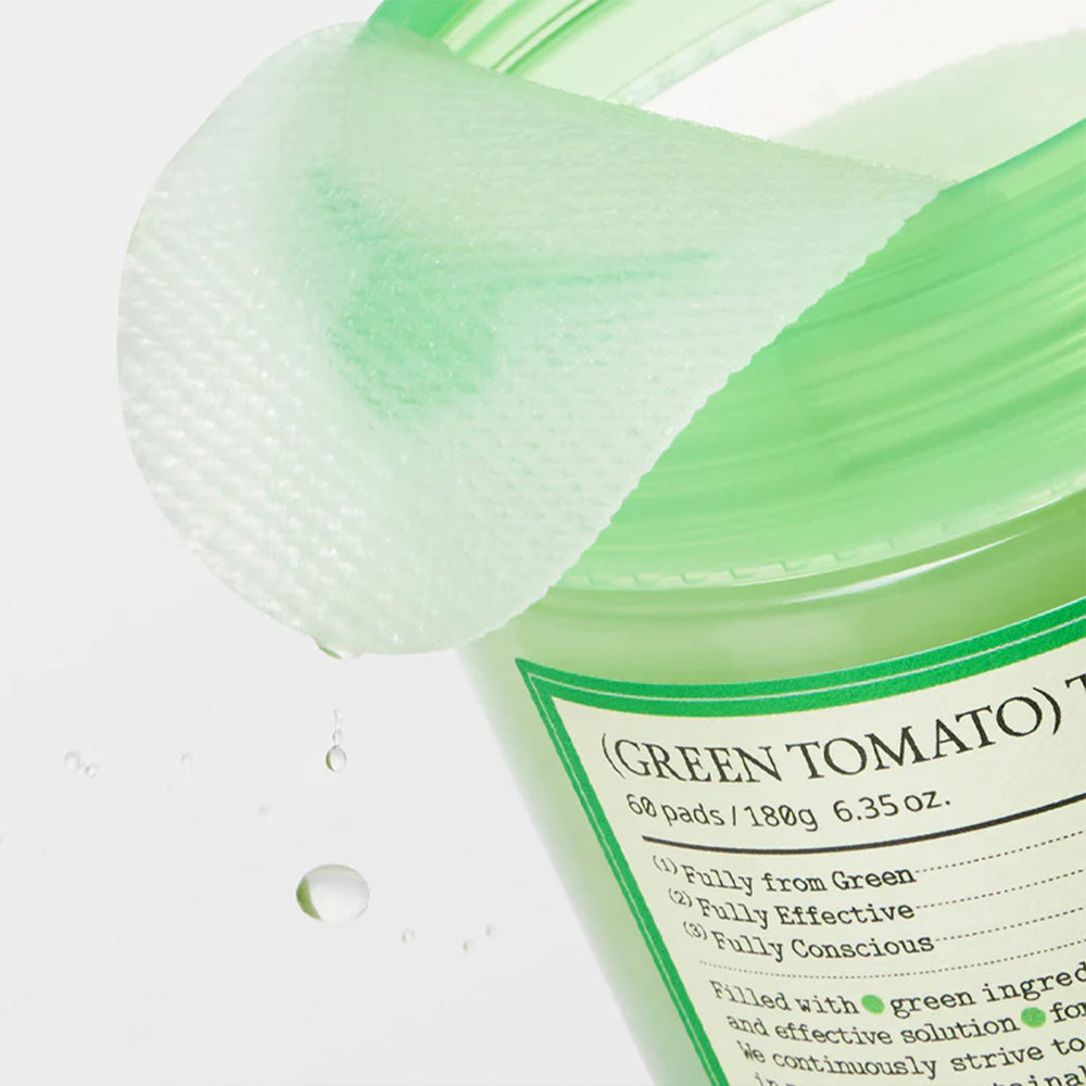 Fully Green Tomato Toner Pad - Gözenek ve Sebum Pedi 60 Adet