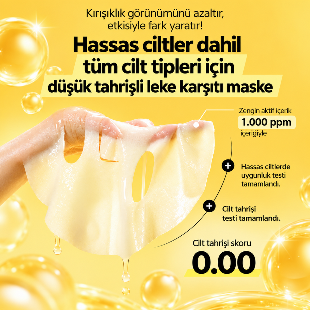 FULLY Kojic Acid Niacin C Quick Brightening Mask - Aydınlatıcı Maske 25 ml x 4