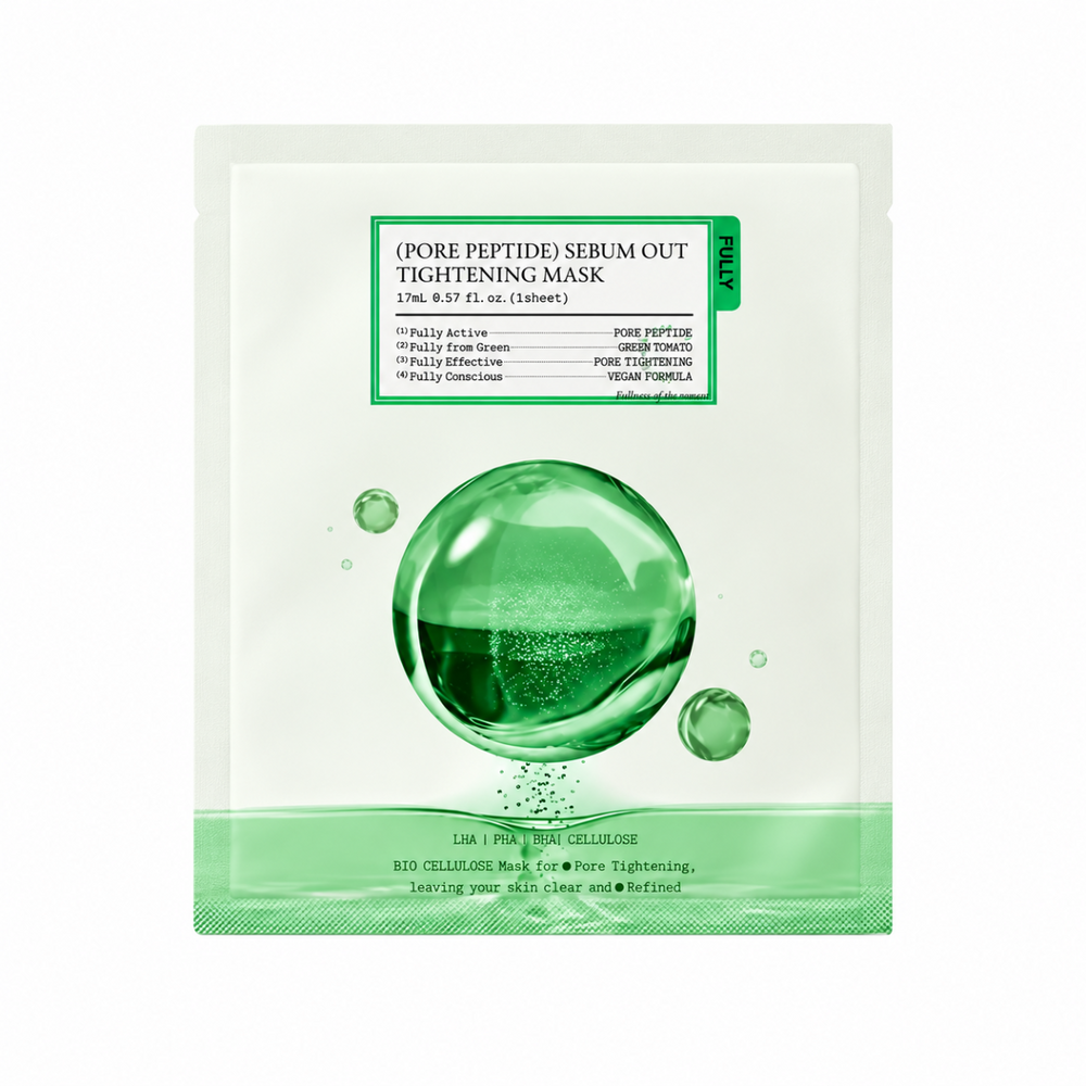 FULLY Pore Peptide Sebum Out Tightening Mask - Sıkılaştırıcı Maske 17 ml x 4