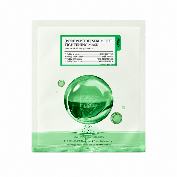 FULLY Pore Peptide Sebum Out Tightening Mask - Sıkılaştırıcı Maske 17 ml x 4