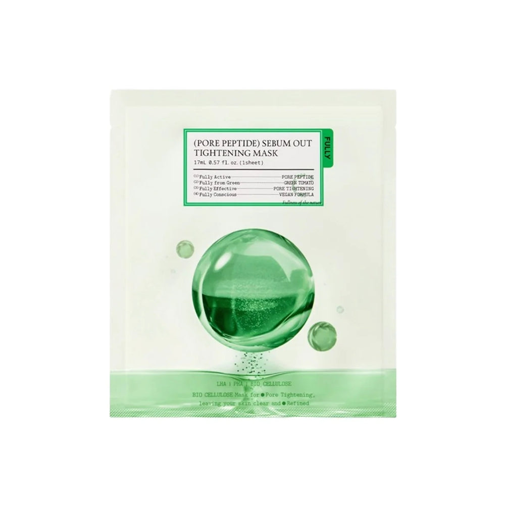 FULLY Pore Peptide Sebum Out Tightening Mask - Sıkılaştırıcı Maske 17 ml x 4