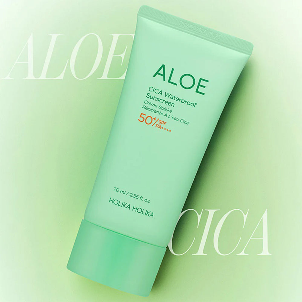 Holika Holika Aloe Cica Waterproof Sun Cream SPF50+ PA++++ - Güneş Kremi 70ml
