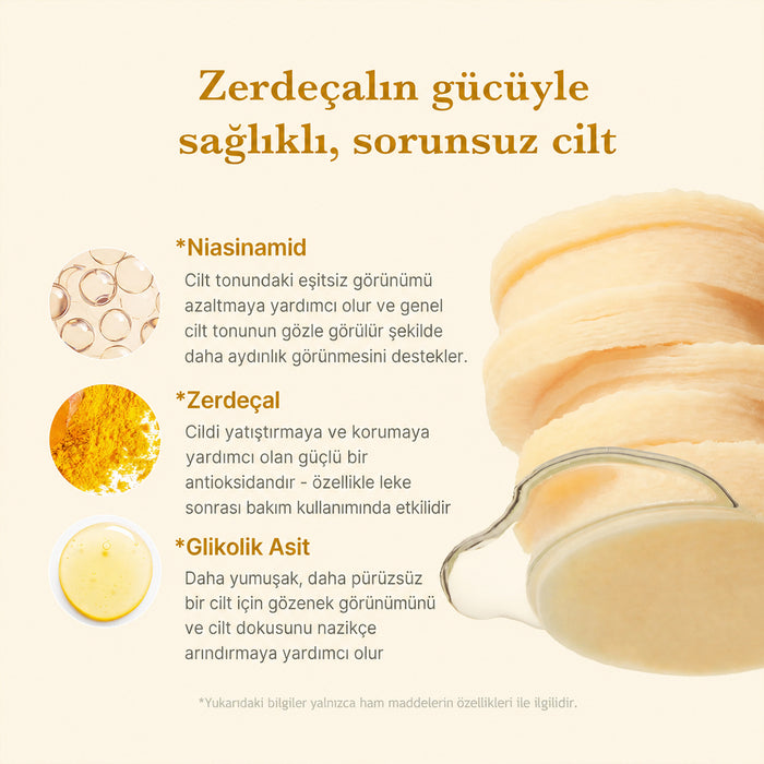 Medicube Kojic Acid Turmeric Toner Pad - Leke Karşıtı 70 Adet