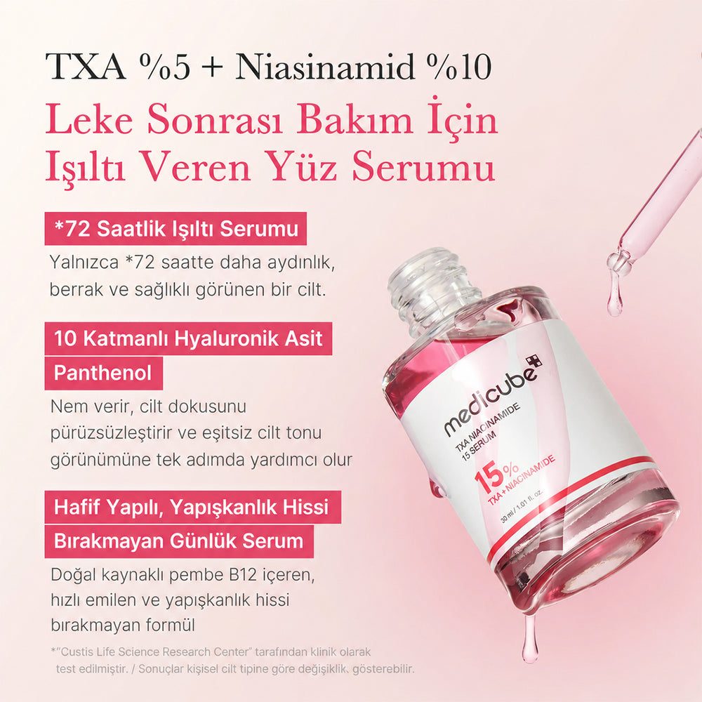 Medicube TXA Niacinamide 15 Serum - Ton Eşitleyici 30ml