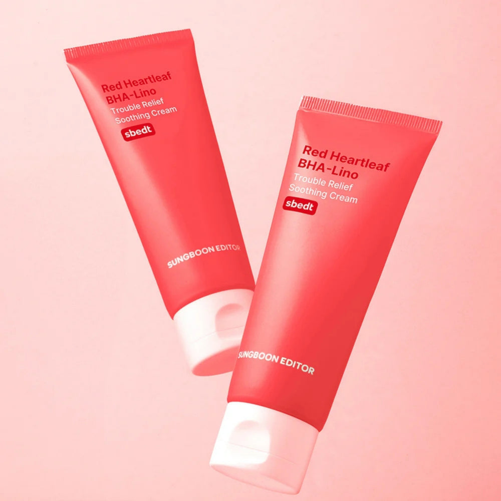 Sungboon Red Heartleaf BHA-Lino Relief Cream - Yatıştırıcı 50ml