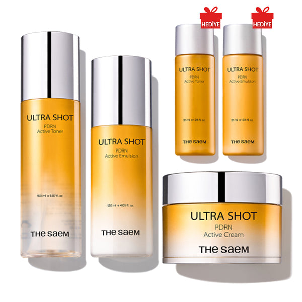 The Saem Ultra Shot PDRN Skin Care 3’lü Set - PDRN Bakım Seti