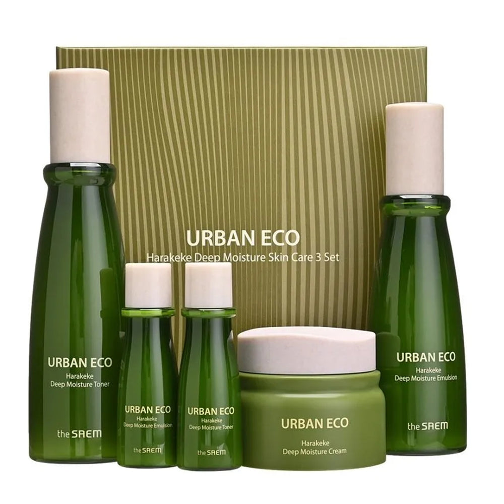 The Saem Urban Eco Harakeke Skin Care 3’lü Set - Vegan Nem Bakım Seti