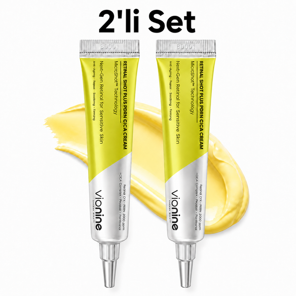 Vionine Retinal Shot Plus PDRN Cica Cream 2’li Set - %0,1 Retinal İçeren PDRN Cica Krem Seti 20 ml x 2