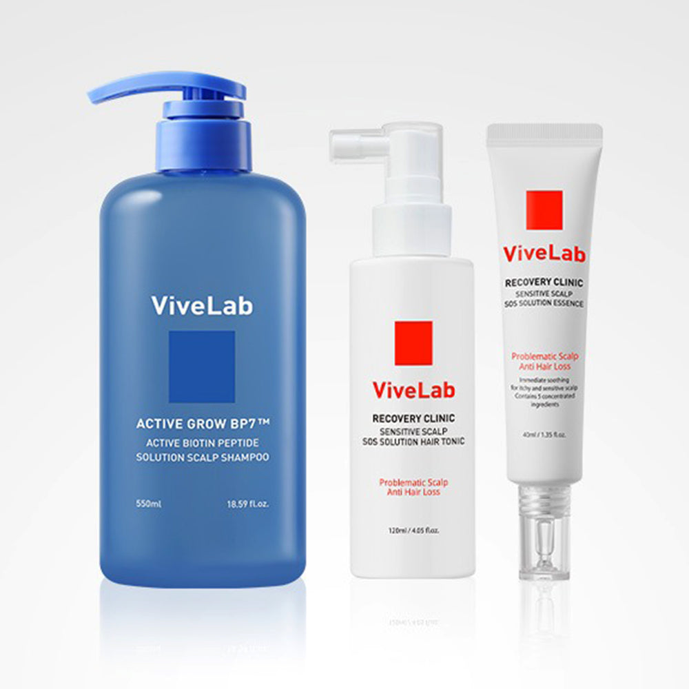ViveLab SOS Scalp Care Set - Problemli Saç Derisi ve Saç Dökülmesine Karşı Bakım Seti