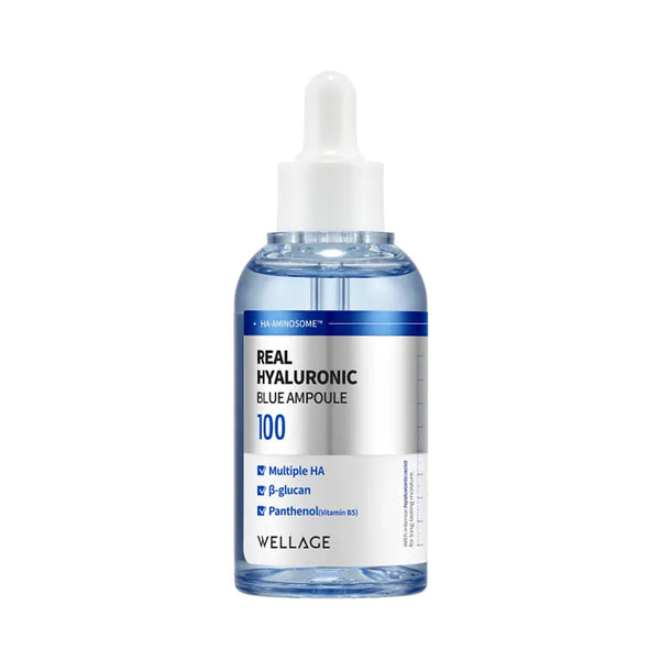 Wellage Real Hyaluronic Blue Ampoule - Nemlendirici Ampul 60ml