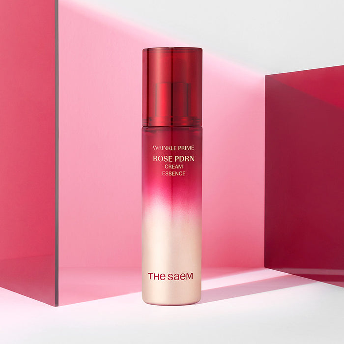 The Saem Rose PDRN Cream Essence - Anti-Aging Esans 55ml