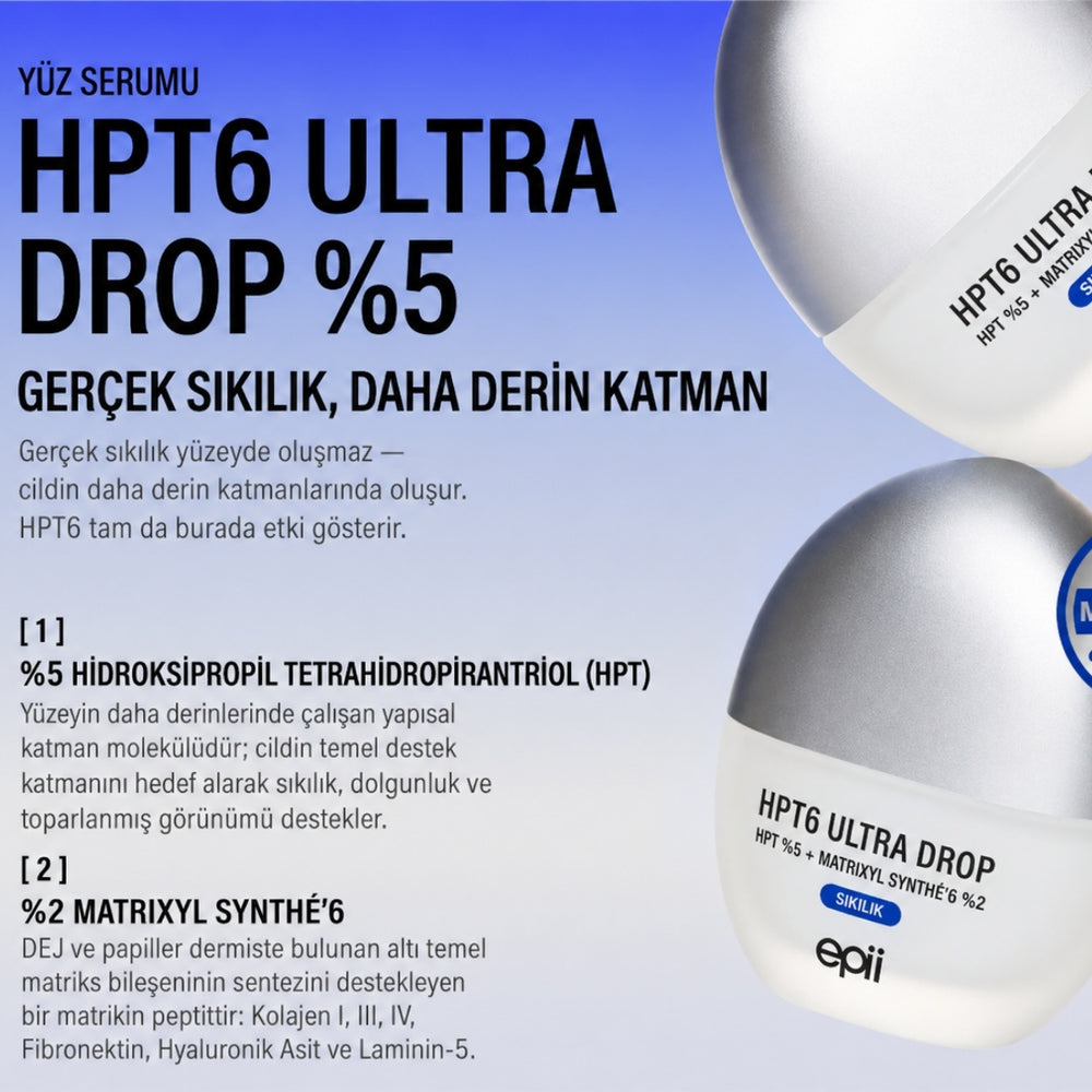 Epii HPT6 Ultra Drop 5% - Sıkılaştırıcı Serum 30ml