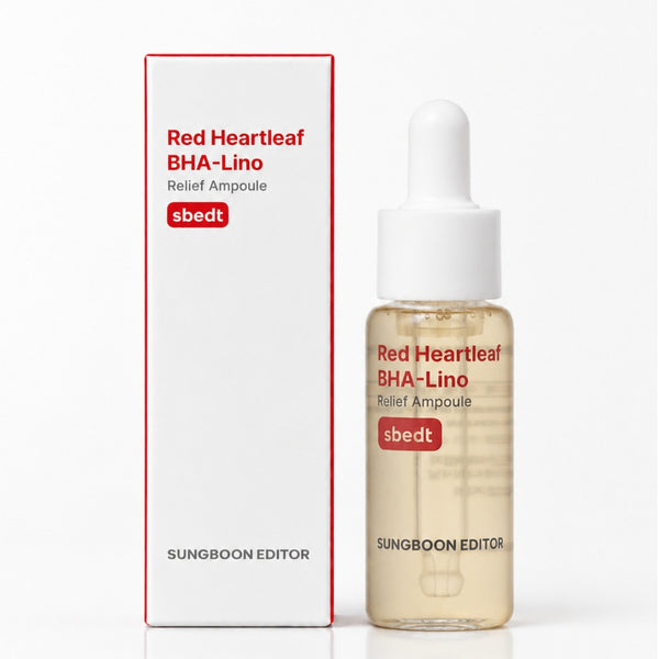 Sungboon Red Heartleaf BHA-Lino Ampul - Dengeleyici 10ml