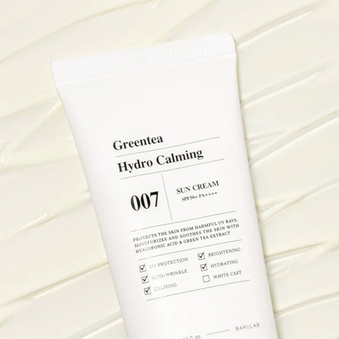 Barulab Greentea Hydro Calming Sun Cream - Yeşil Çaylı Güneş Kremi 60ml - BARULAB - Vionine