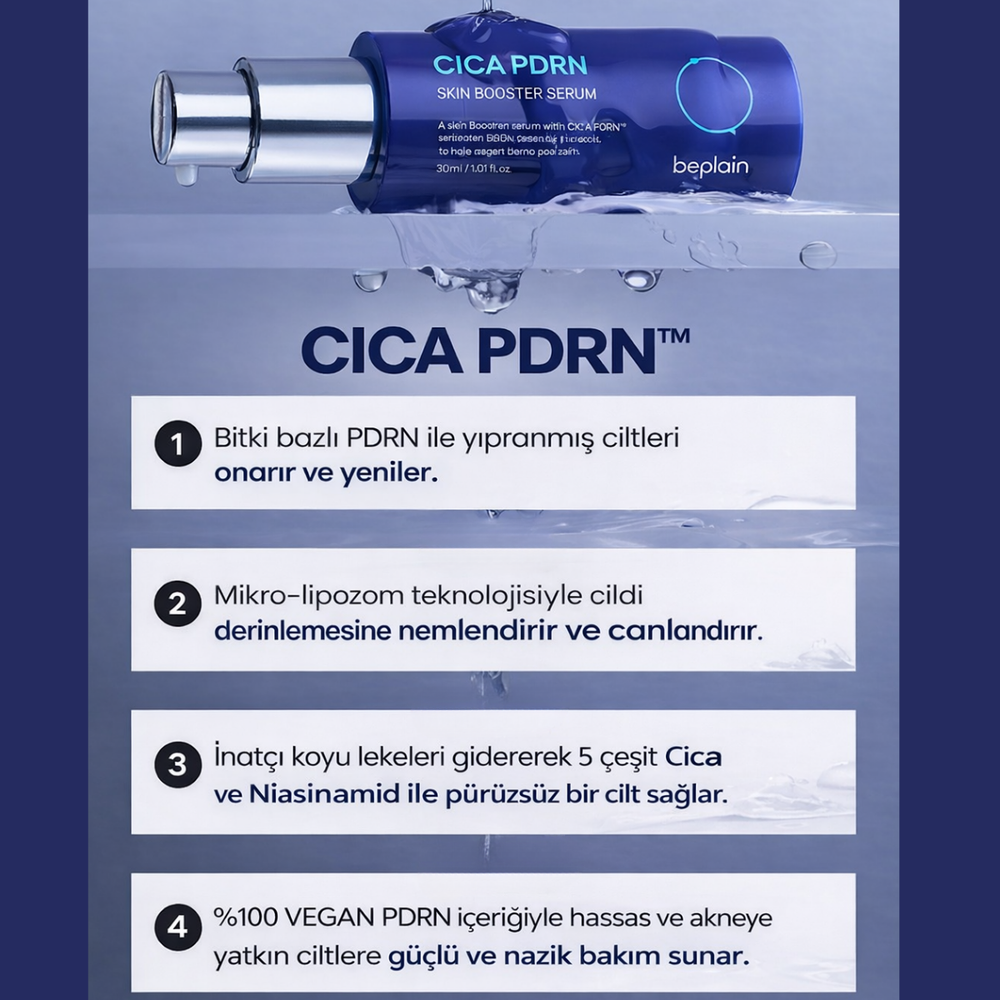 Beplain Cica-PDRN Booster Serum - Yenileyici Serum 30ml