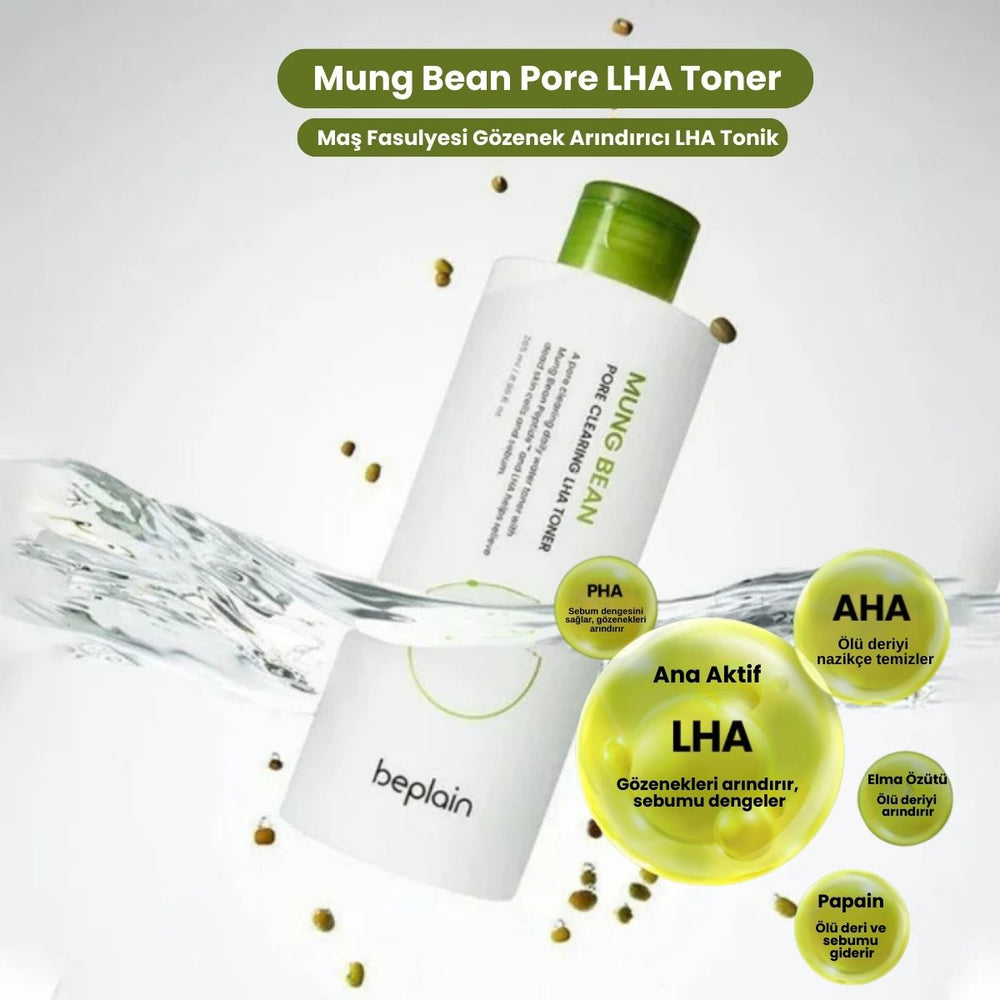 Beplain Mung Bean Pore LHA Toner - Arındırıcı Tonik 265ml