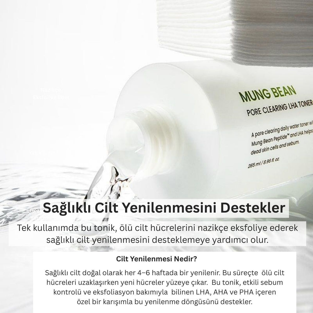 Beplain Mung Bean Pore LHA Toner - Arındırıcı Tonik 265ml