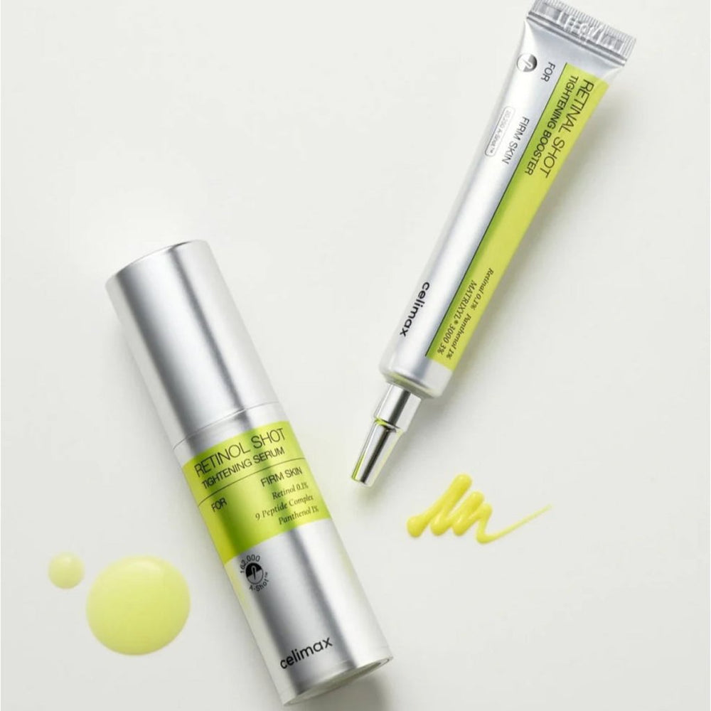 Celimax Retinal Booster Retinol Serum set içeriği A-Shot mikropartikül teknoloji