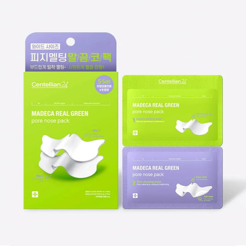 Centellian24 Madeca Real Green Nose Pore Pad / 2 Adımlı Bakım (7ml x 5 Set) - Centellian24 - Vionine
