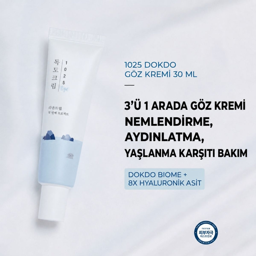 Round Lab 1025 Dokdo Eye Cream - Nemlendirici Göz Kremi 30ml