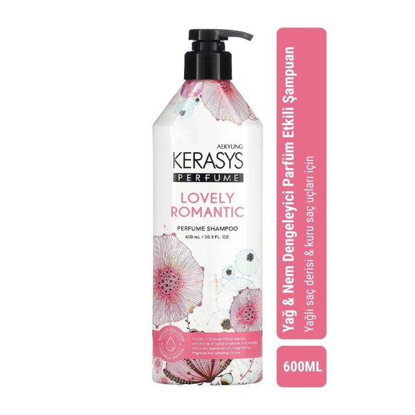 Kerasys Classic Perfume Shampoo Lovely Romantic – Kokulu Şampuan 600ml - KERASYS - Vionine