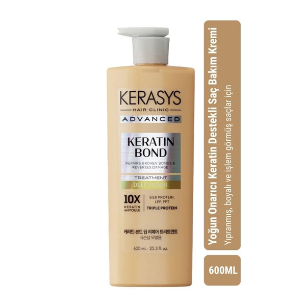 Kerasys Keratin Bond Deep Repair Treatment – Onarıcı Bakım Kremi 600ml - KERASYS - Vionine